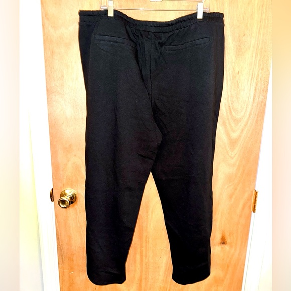 Plus Size, Black Cotton Pants, Size 22 - Picture 2 of 4